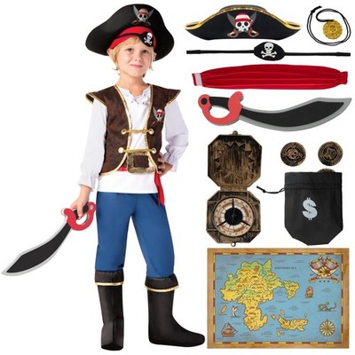 Piratenkostüm für Jungen, für Kinder, Kostüm für Rollenspiele, DeluxeKostümSe...