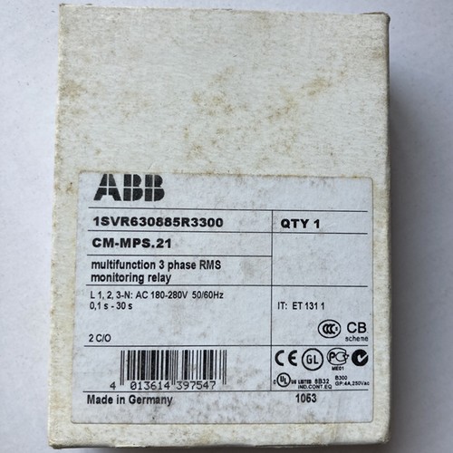 one new abb CM-MPS.21 Three-phase monitoring relay fast Shipping - Picture 4 of 4