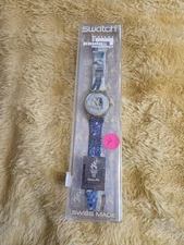 Vintage New Old Stock Swatch Watch 1990's Musicall Swatch Paulo Mendonca