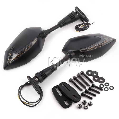 KiWAV Lucifer LED Fairing Mirrors day Light + indicator for Honda NT700V 06-08 - Picture 9 of 11