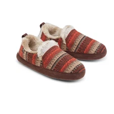 Cobian Sonora Moccasin™ - Rust Warm and Fuzzy Slipper