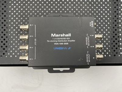 Lot of 2 Marshall VDA-106-3GS 1x6 3G/HD/SD-SDI  Distribution Amplifier
