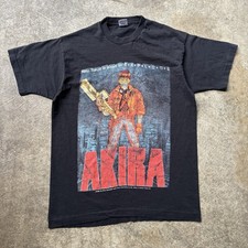 vintage 1988 Akira Neo Tokyo Anime Tee Movie T-Shirt Fashion Victim Vtg 80s  90s