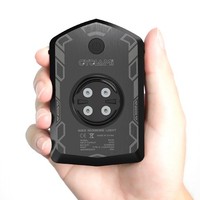 Bicycle Front Light IPX6 Waterproof LED Headlight With Power Bank Type-C