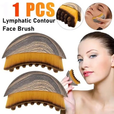 Lymph Gesichtsbürste Trocken Bürsten SPA Gesicht Formung Werkzeug Drainage Massage