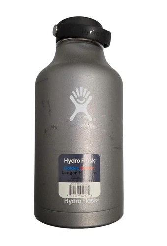 Hydro Flask 64 oz Double Wall Stainless Steel Leak Proof Sports Water Bottle