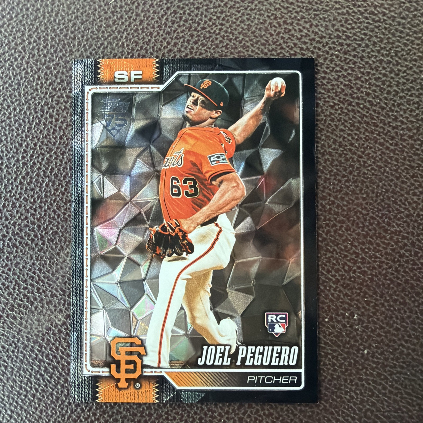 2026 Topps Series 2 JOEL PEGUERO RC Rookie Black Diamonte Foil /10 #474