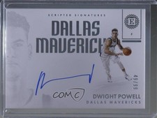 2017-18 Panini Encased Scripted Signatures 49/99 Dwight Powell #SS-DPL Auto 2sq