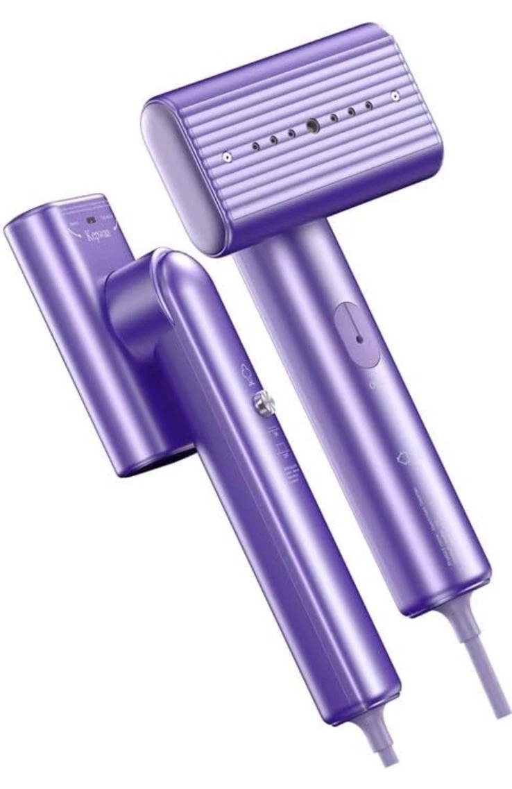Kepwaa Portable Travel Clothes Steamer Handheld 1200W 120V Purple New In Box