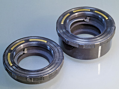 Pentacon Praktica M42 electric Zwischenringe 2-er Set Macro Extension Tubes