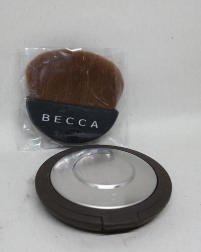 BECCA perfect Skin Mineral Powder Foundation TOBACCO with Brush .33 oz New - Picture 2 of 4
