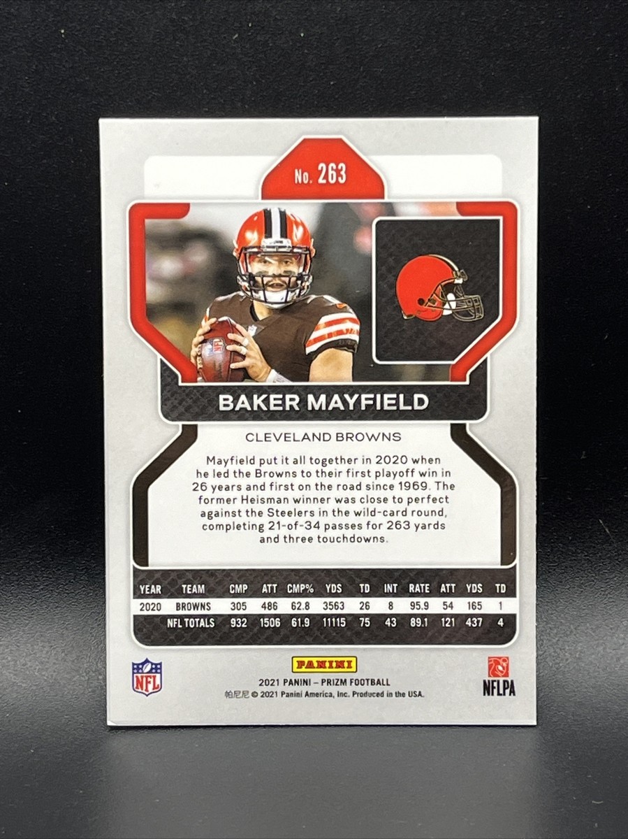 Baker Mayfield 2021 Panini Prizm #263 Cleveland Browns Football