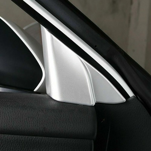 For Toyota Camry 2018-2023 Matte Silver A Pillar Front Triangle Cover Trim 2PCS - Imagen 5 de 16