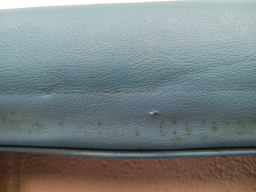 Used OEM GM Front Bench Seat Back Side Cover Panel 1957 Cadillac 4 Door (Li118) - Picture 11 of 24