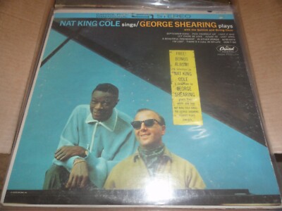 VINYL RECORD LP NAT KING COLE SINGS GEORGE SHEARING PLAYS #3 CAPITAL SW-1675