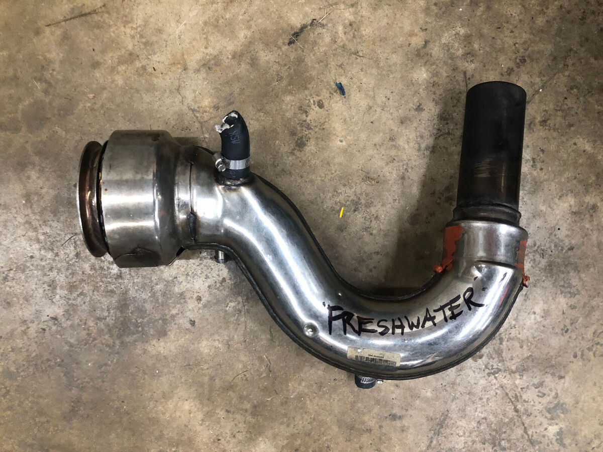 2002-2008 Sea-Doo GTX RFI 4-Tec OEM Freshwater Exhaust J 2002-2008 Sea-Doo GTX RFI 4-Tec OEM Freshwater Exhaust J