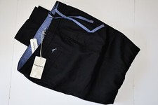 Tommy Bahama Pants Beach Linen Coast Black Solid Elastic Waist New 2XLB