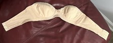 Vtg 70s Vassarette USA Made Lace Strapless Bra 34A
