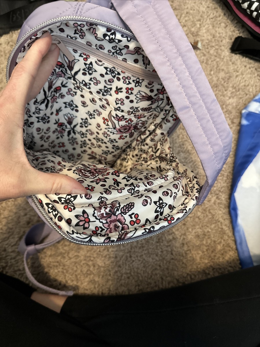 New Vera Bradley Utility Sling Backpack Lavender Sky | eBay display picture 2