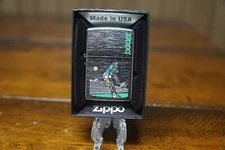 RETRO 1970'S SPORTS SERIES TENNIS PLAYER ZIPPO LIGHTER MINT IN BOX 2022