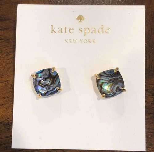 Pendientes KATE SPADE New York Corte Cojín Abulón Tono Oro - Imagen 6 de 7