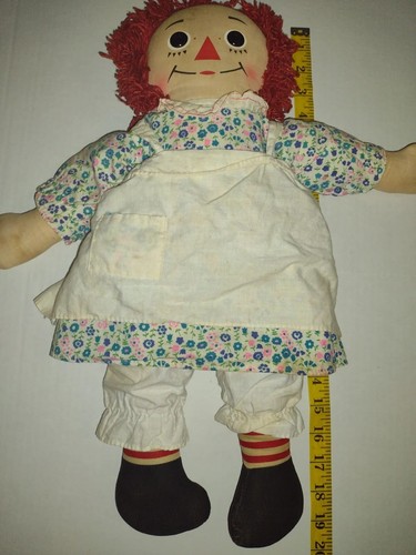 Vintage 18 Inch Raggedy Ann Doll In Original Clothes Knickerbocker - Picture 8 of 9