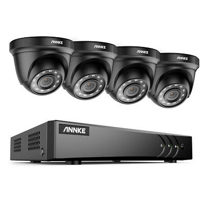 ANNKE 8CH 3K 5MP Lite DVR CCTV 1080P Video Security Camera System Outdoor H.265+