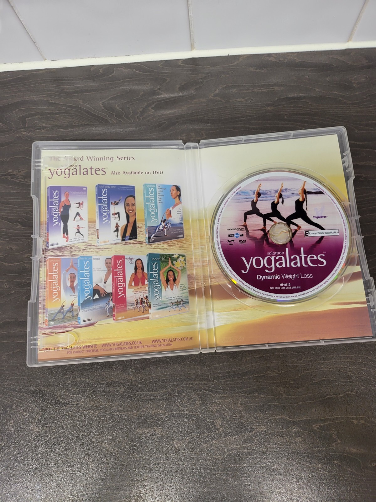 Yogalates DVD weight Loss 8 Dynamic  Fitness Yoga