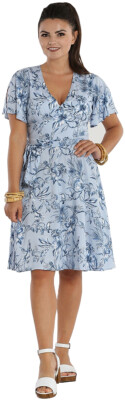 Hell Bunny SAMBA Vintage PARROT Tukan Hibiskus V-Neck SWING KLEID Dress Rockabil