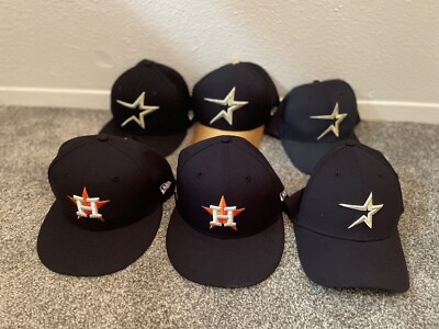 houston astros fitted hat 7 3/8 | eBay