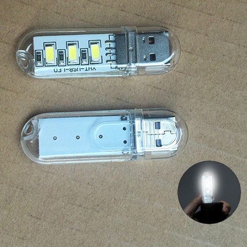 1x USB 3 LED Bright Night Portable Light Lamp Gadgets For PC Laptop Reading Lamp - Picture 13 of 14