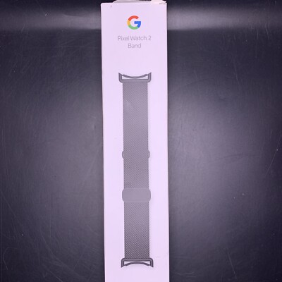 New 2023 Google - Pixel Watch 2 Band Metal Mesh Matte Black