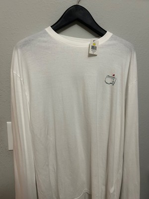 Masters (NWT) Augusta National XL White ''2022'' Long Sleeve T-Shirt ''Flaw''