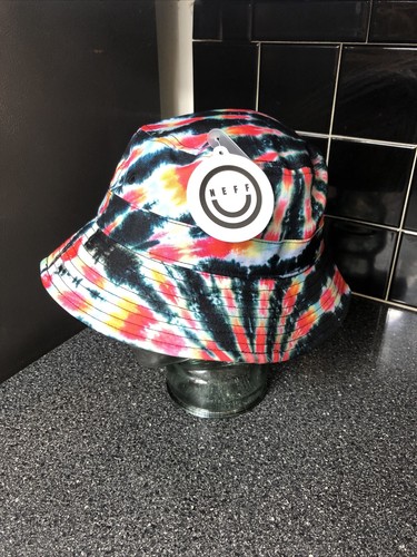 MENS NEFF TIE DYE BUCKET HAT ONE SIZE 