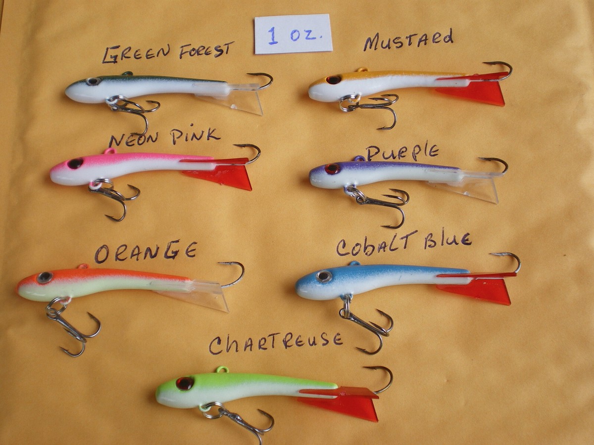 Micro esca da pesca sul ghiaccio 18mm 1g Jig Head Esche