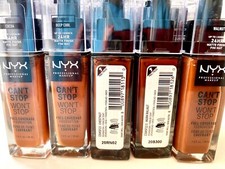 NYX Can't Stop Won't Stop Full Coverage Foundation - Choose Your Shade. NEW
