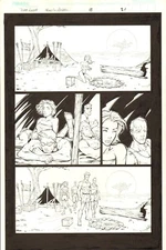 TOMB RAIDER #15, PAGE 21 - ORIGINAL COMIC ART BY FRANCIS MANAPUL