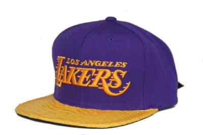 Mitchell & Ness Los Angeles Lakers NBA Solid Python Hat - Just Don Style Hat