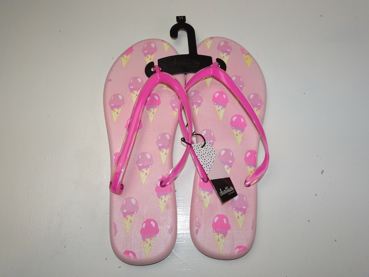 Chatties Comfort Wedge Flip Flop 11 XL Woman Ladies Sandals