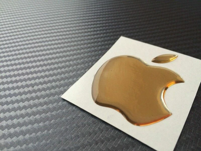 Calcomanía adhesiva logo Apple para iPhone, i Pad o coche, pegatina de repuesto. Foto 2 de 4