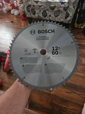 #ad Bosch 12quot; 60 Teeth Blade Lightly Used Wrong Packaging $16.59
