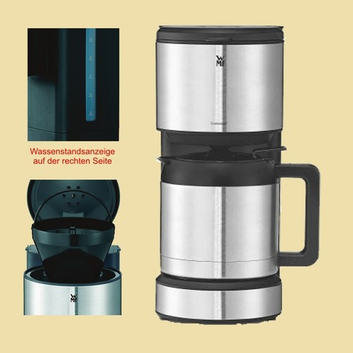 WMF ThermoKaffeemaschine Stelio Aroma Thermo Cromargan matt (Edelstahl) eBay