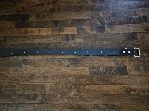 LARGE CONCHO STUD GENUINE LEATHER BELT-PUNK ROCKABILLY WESTERN-SIZE M/L-LOOK!!! - Picture 7 of 10