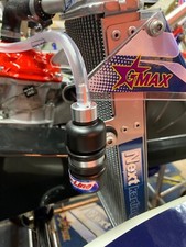 BLACK OR BLUE NEW LINE RADIATOR CATCH TANK - X30 ROTAX MAX 125 - TONY KART 