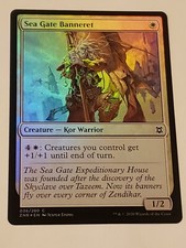 Sea Gate Banneret Foil Zendikar Rising Mtg Card Mint Condition 