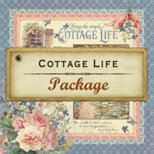 GRAPHIC 45 COTTAGE LIFE BUNDLE PACKAGE ~ NO STAMPS ~ ROSES COUNTRY *SHIPS FREE*