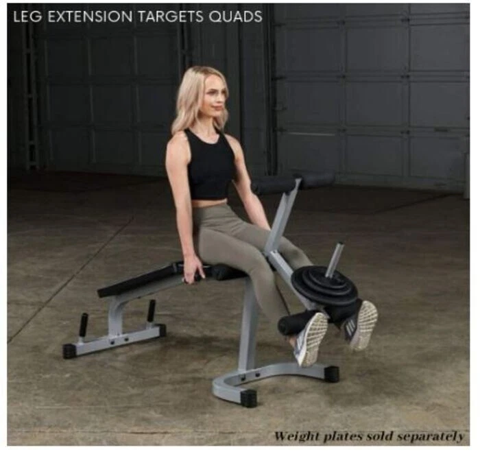 Máquina de extensión de piernas y rizo Body-Solid Powerline PLCE165X para gimnasio en casa Foto 4 de 4