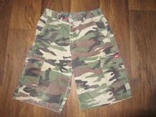 Quiksilver Camo Everyday Deluxe Youth Shorts Camouflage Sz. 26"/ 12 Like New