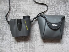 Nikon Binoculars 10X25 5 Degrees Water Proof Made In Japan w Case READ