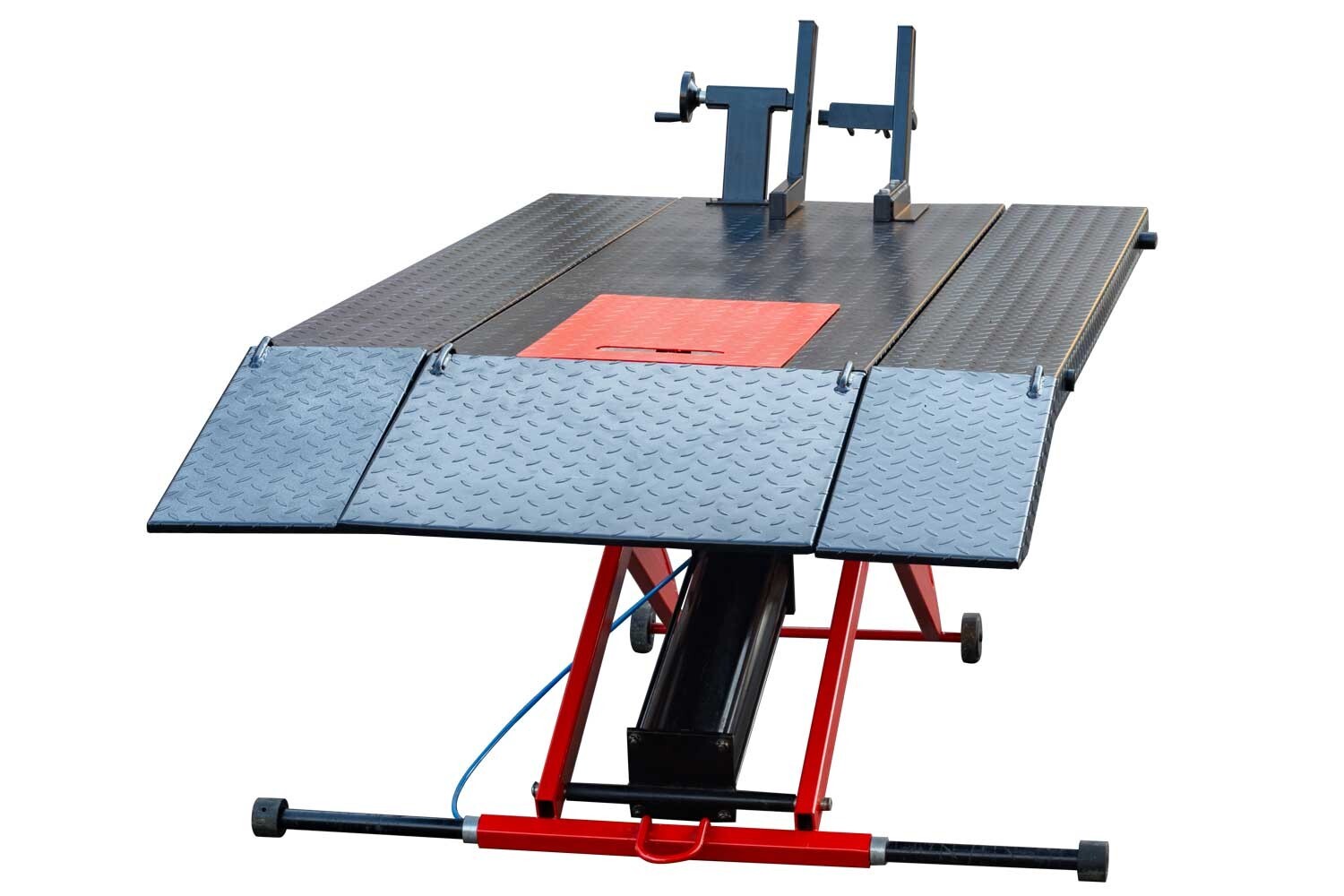 XK MJ200 1100LB Air Operated Motorcycle ATV Lift Table With Side